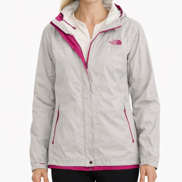 The North Face Jackets & Blazers - The North Face Gray and Pink Women's Jacket